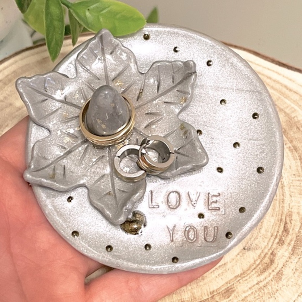 ♥️ LOVE YOU ❤️✨Handmade Ring Dish